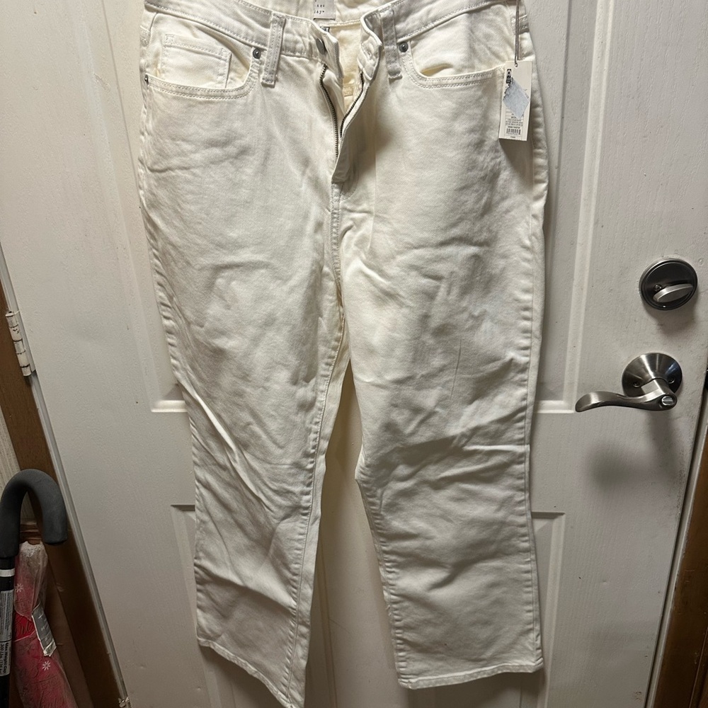a new day White Straight Jeans